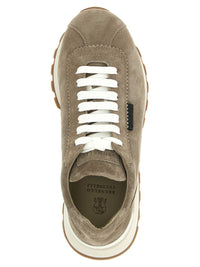 Brunello Cucinelli Shiny Tab Sneakers