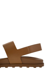 Tod'S Sandal With Two Leather Straps