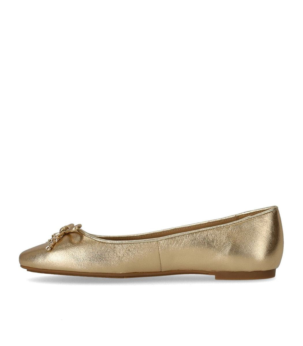 Michael Kors Nori Gold Ballet Flat Shoe