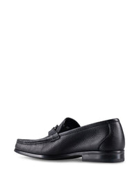 Salvatore Ferragamo Grained Leather Gancini Loafers Shoes