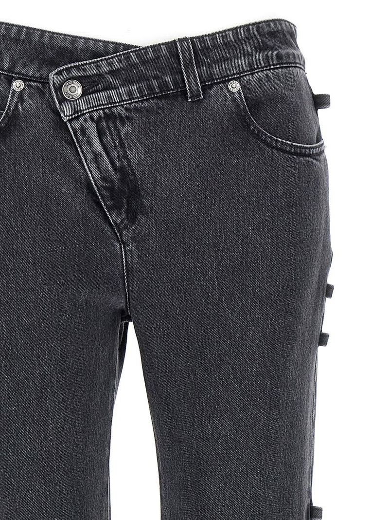 Alexander McQueen Jeans Asymmetric Closure