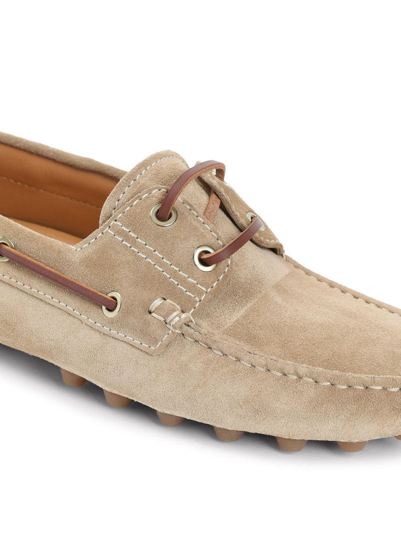 Tod'S Boat Gommino Bubble Suede Loafers Shoes