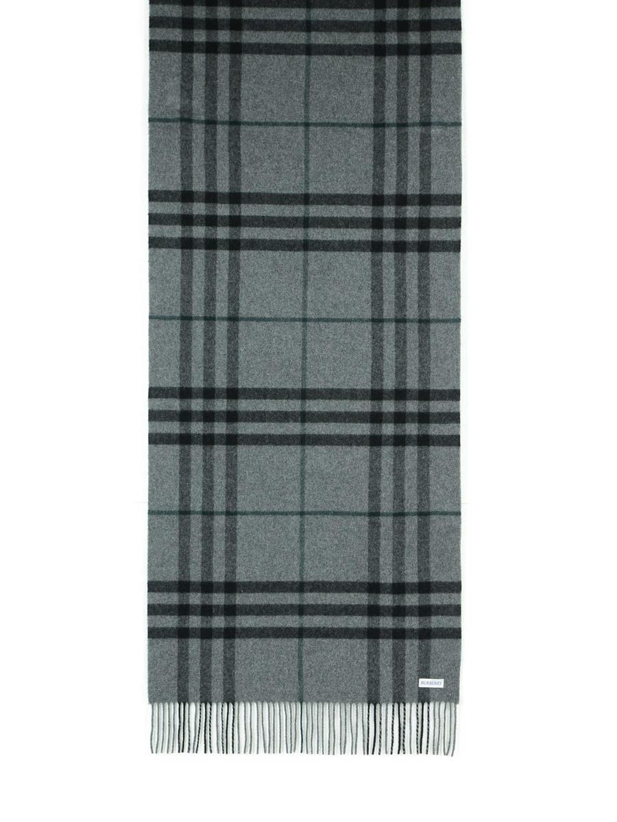 Burberry Grey Cashmere Scarf