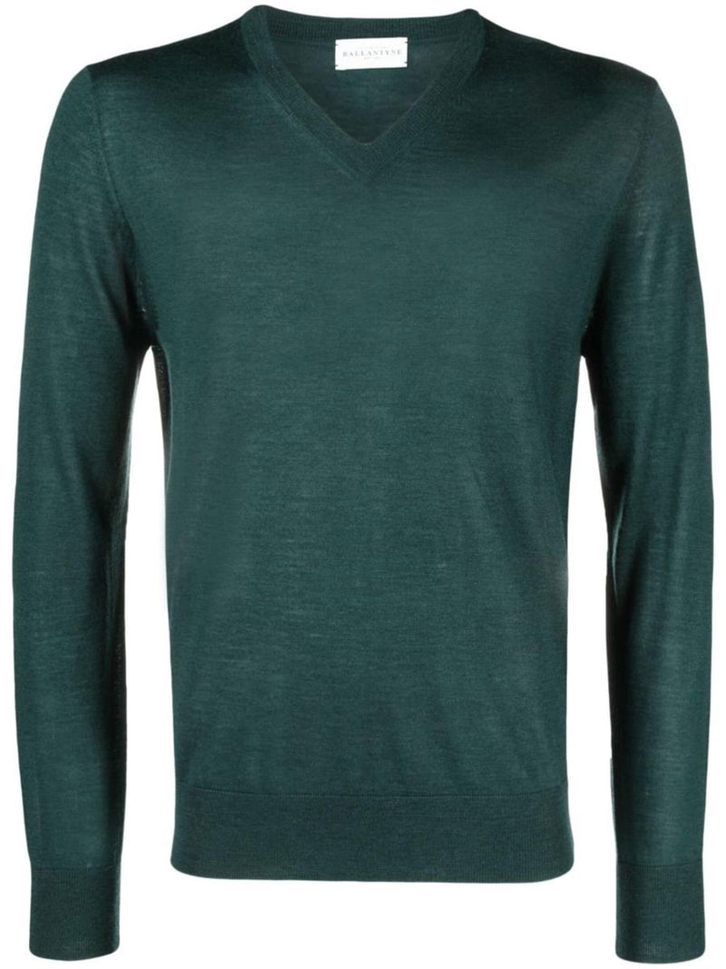 Ballantyne V Neck Slim Fit Pullover Clothing