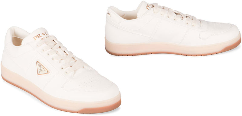 Prada Downtown Leather Sneakers