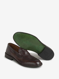 Green George Leather Dress Loafers