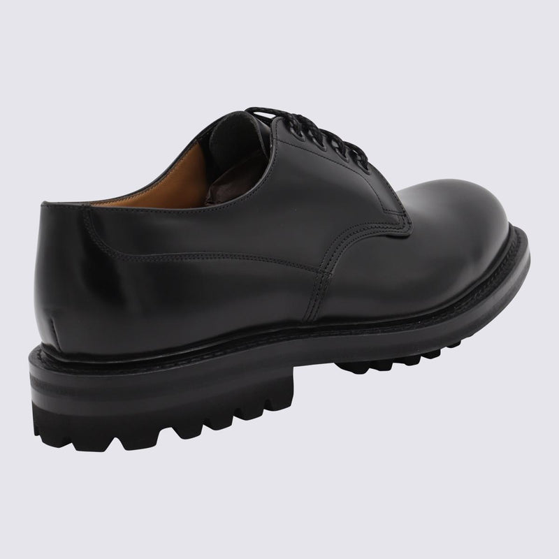 Church'S Black Leather Neil Lace Up Shoes