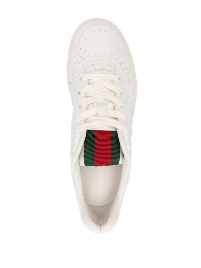 Gucci Re-Web Leather Sneakers