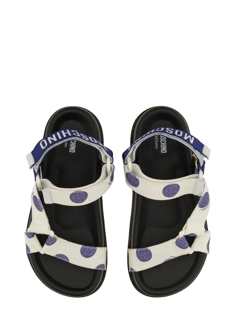 Moschino Sandal With Logo