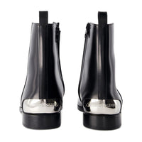 Alexander McQueen Metal Heel Ankle Boots