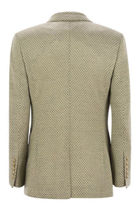 Saulina Angelica - Herringbone Two-Button Blazer