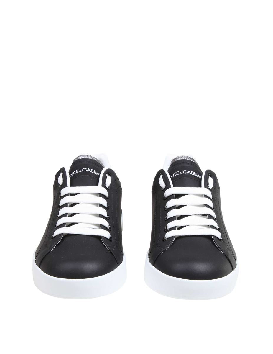 Dolce & Gabbana Portofino Sneakers In Nappa Calfskin