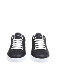 Dolce & Gabbana Portofino Sneakers In Nappa Calfskin