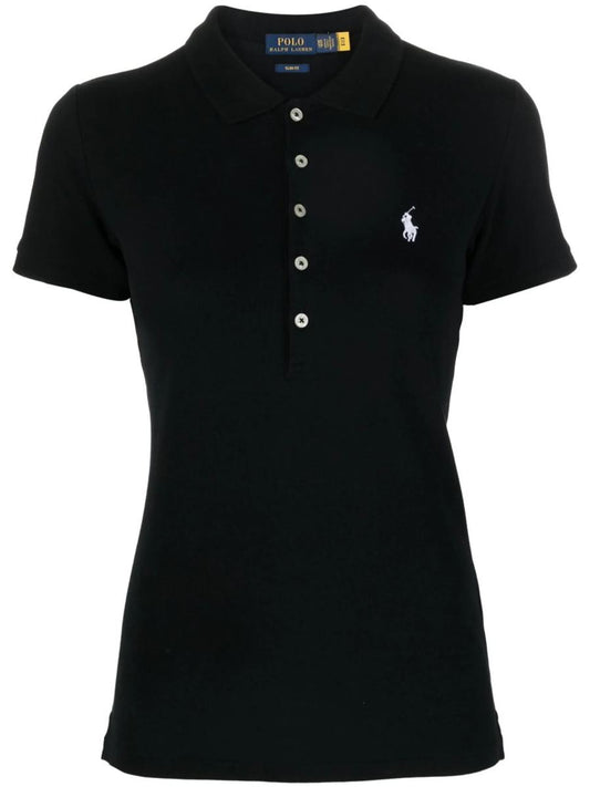 Ralph Lauren Julie Embroidered Logo Polo Shirt