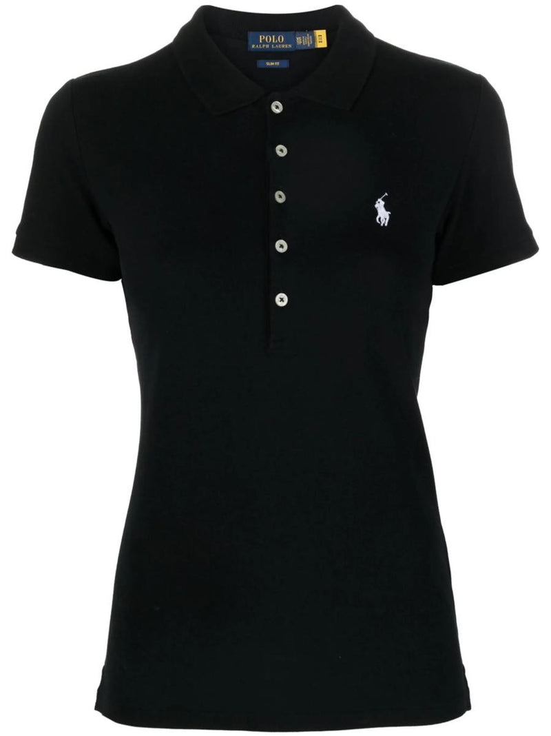 Ralph Lauren Julie Embroidered Logo Polo Shirt