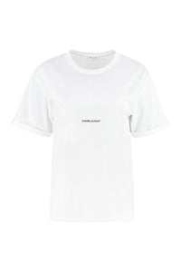 Saint Laurent Cotton Crew-Neck T-Shirt