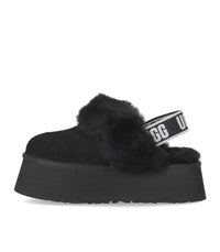 UGG Funkette Black Slipper