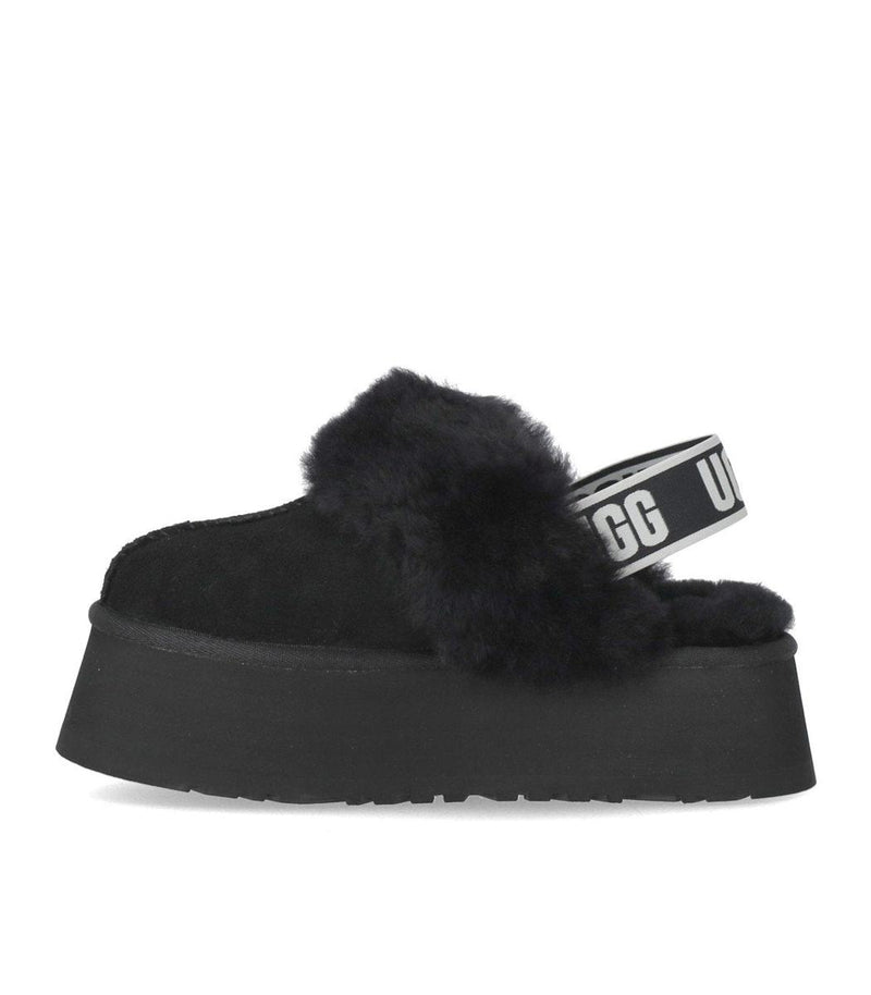 UGG Funkette Black Slipper