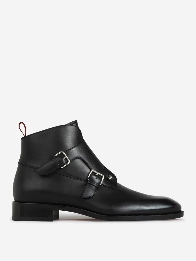 Christian Louboutin Chambelimonk Leather Boots