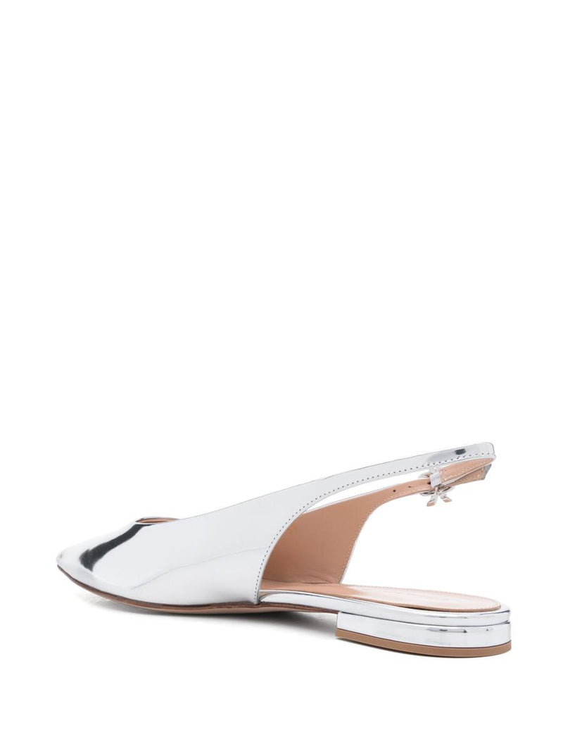 Gianvito Rossi Point Sling Back Ballerina Shoes