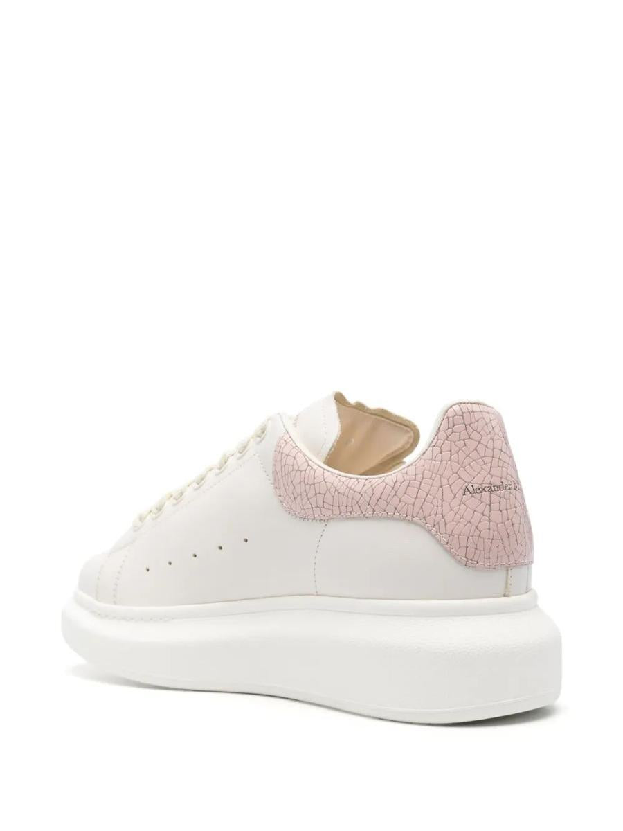 Alexander McQueen Oversized Sneaker With Crackled Heel Tab Shoes
