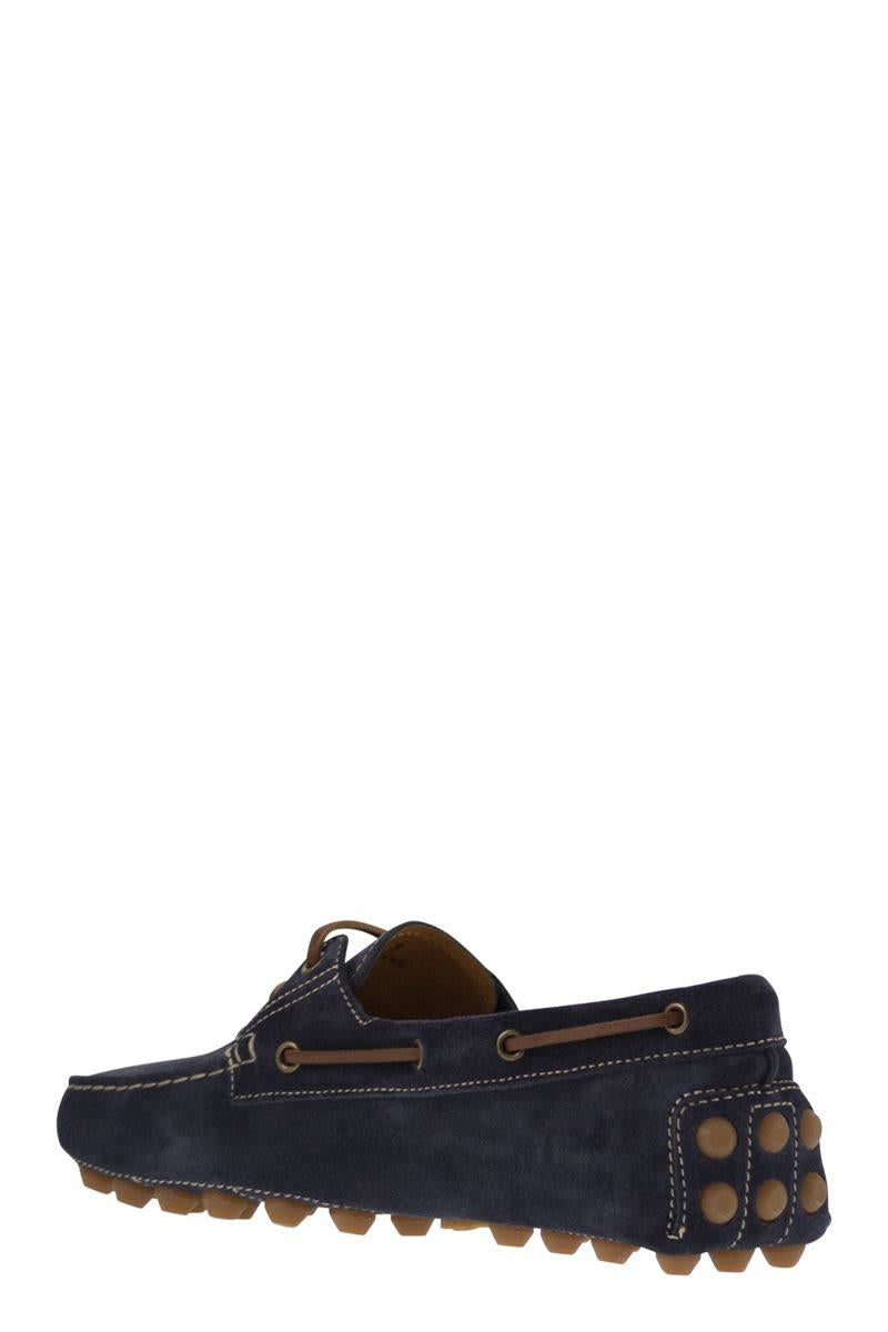 Tod'S Rubber Bubble Suede Boat