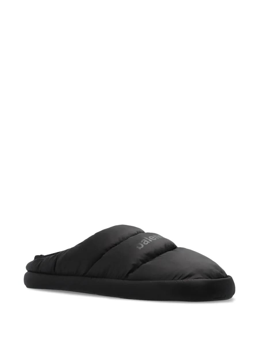 Balenciaga Polyamide And Fleece Alaska Slipper Shoes