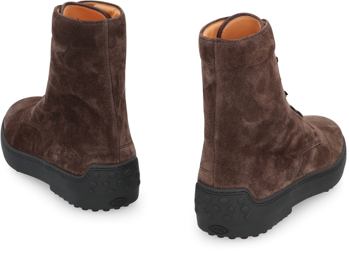 Tod'S Lace-Up Suede Ankle Boots