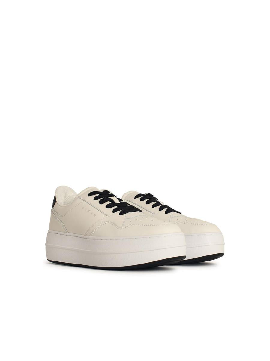 Hogan 'H670' White Leather Sneakers