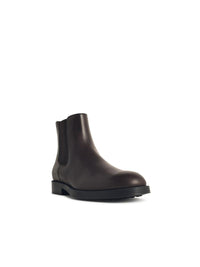 Tod'S 'El. Formale' Brown Leather Ankle Boots