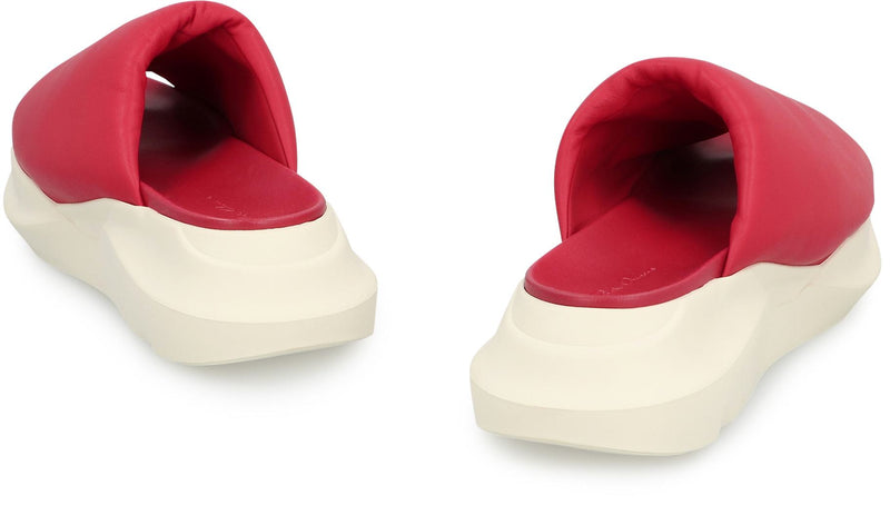 Rick Owens Geth Leather Slides