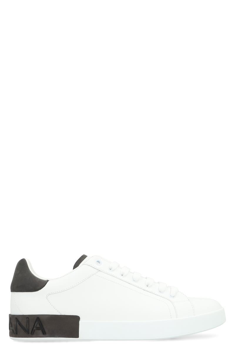 Dolce & Gabbana Leather Low-Top Sneakers