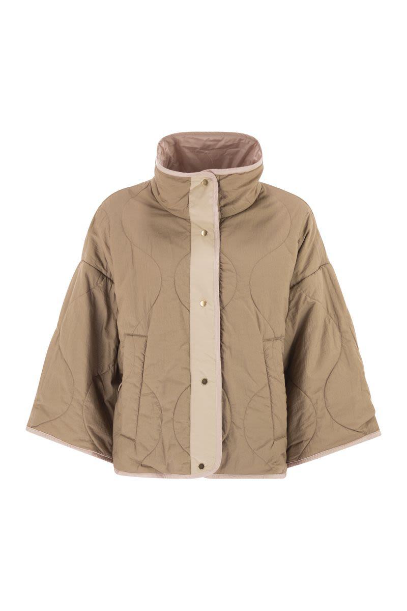 Weekend Max Mara Ronco - Reversible Jacket In Drip-Proof Canvas
