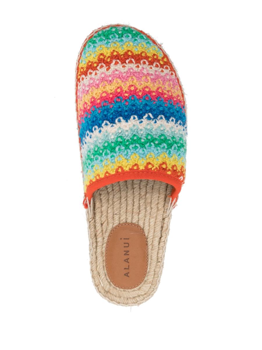 Alanui Striped Espadrilles