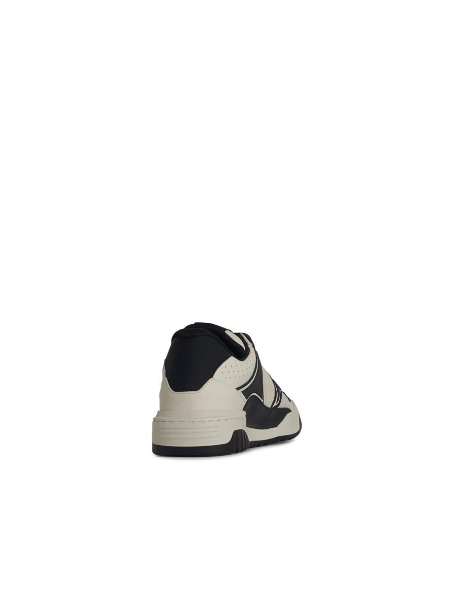 Philipp Plein 'Hexagon' White Leather Sneakers