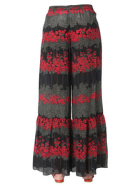Red Valentino Dreaming Peony Print Trousers