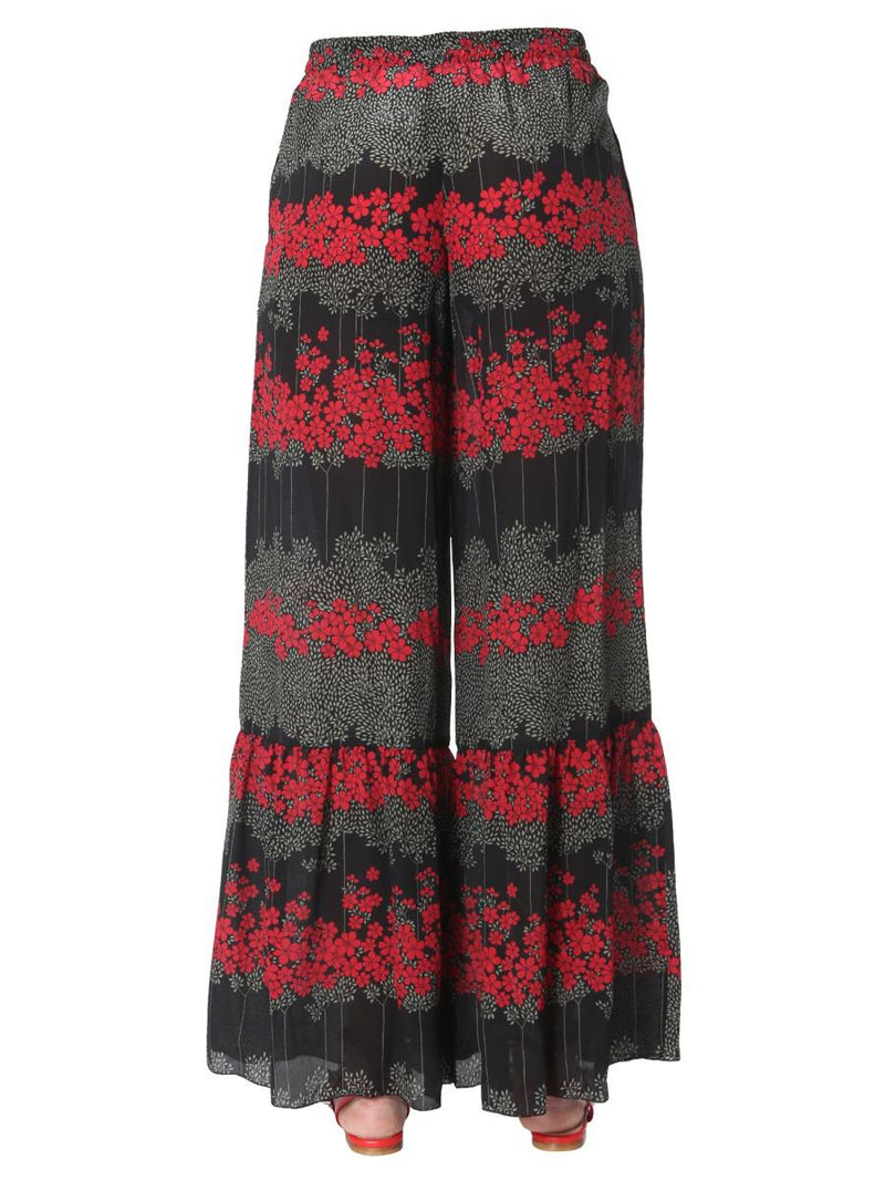 Red Valentino Dreaming Peony Print Trousers