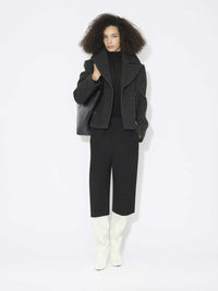 Alaïa Short Merino Wool Coat
