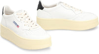 Autry Medalist Leather Platform Sneakers