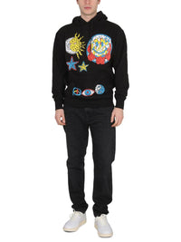 Market Hand Drawn Varsity Sweatshirt Unisex