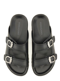 Salvatore Ferragamo Double-Strap Sandal