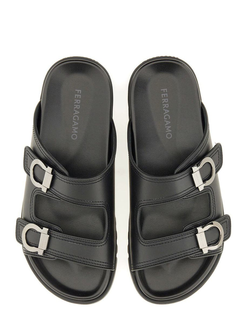 Salvatore Ferragamo Double-Strap Sandal
