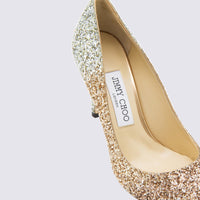 Jimmy Choo Gold Tone Pumps