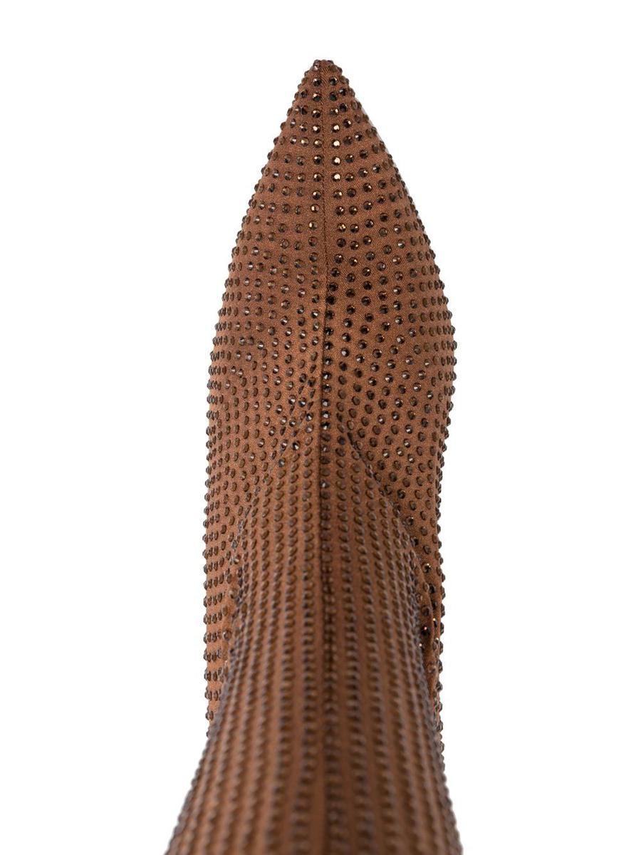 Gedebe Crystal Embellishment Heel Boots