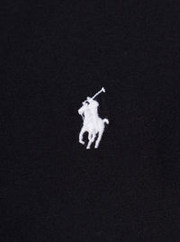 Black Crewneck T-Shirt With Contrasting Logo Embrodery In Cotton Woman