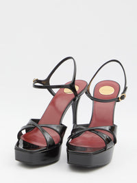 Black Leather Sandals