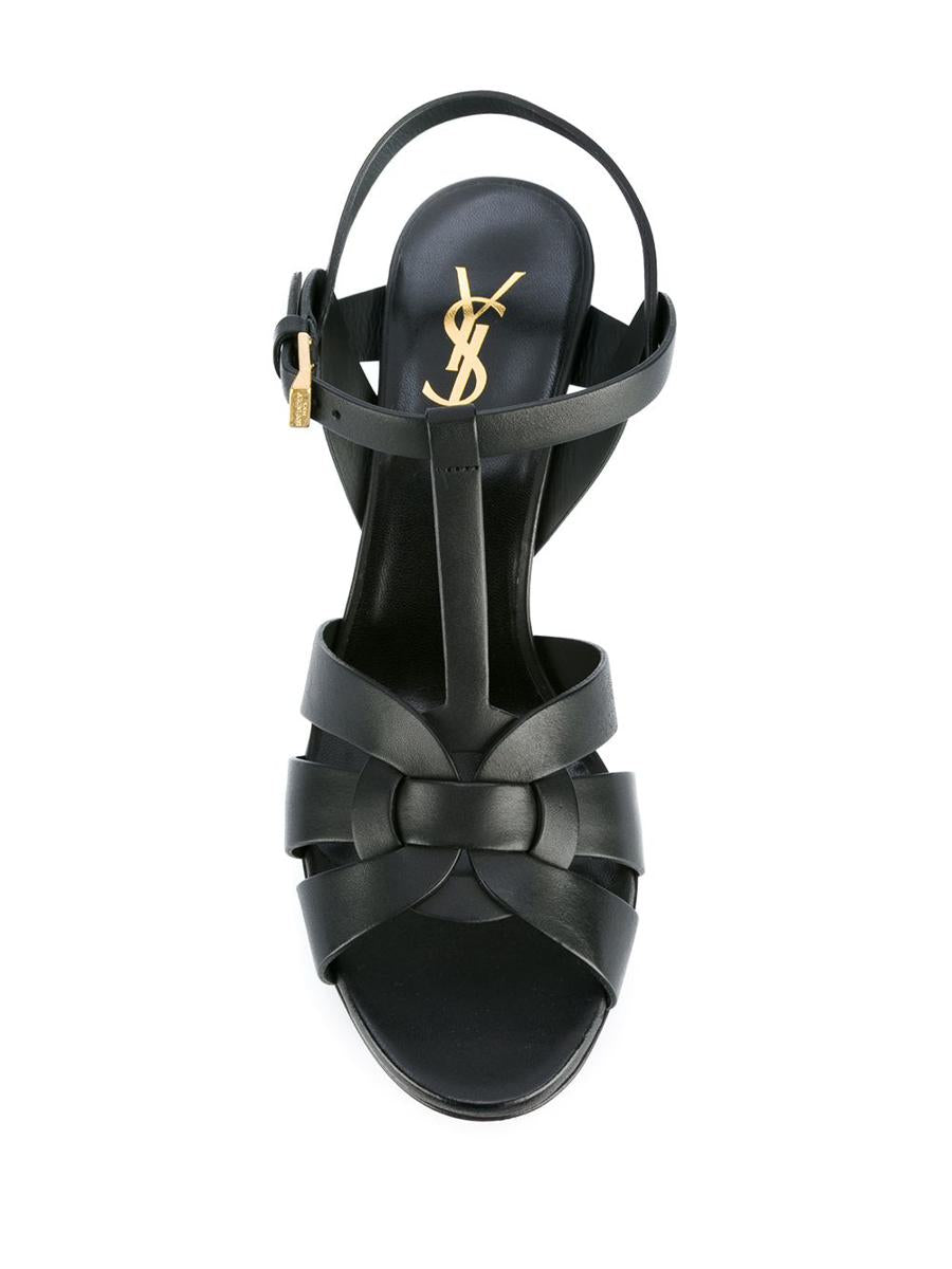 Saint Laurent Tribute Leather Sandals
