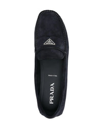 Prada Suede Leather Driver Loafers Shoes