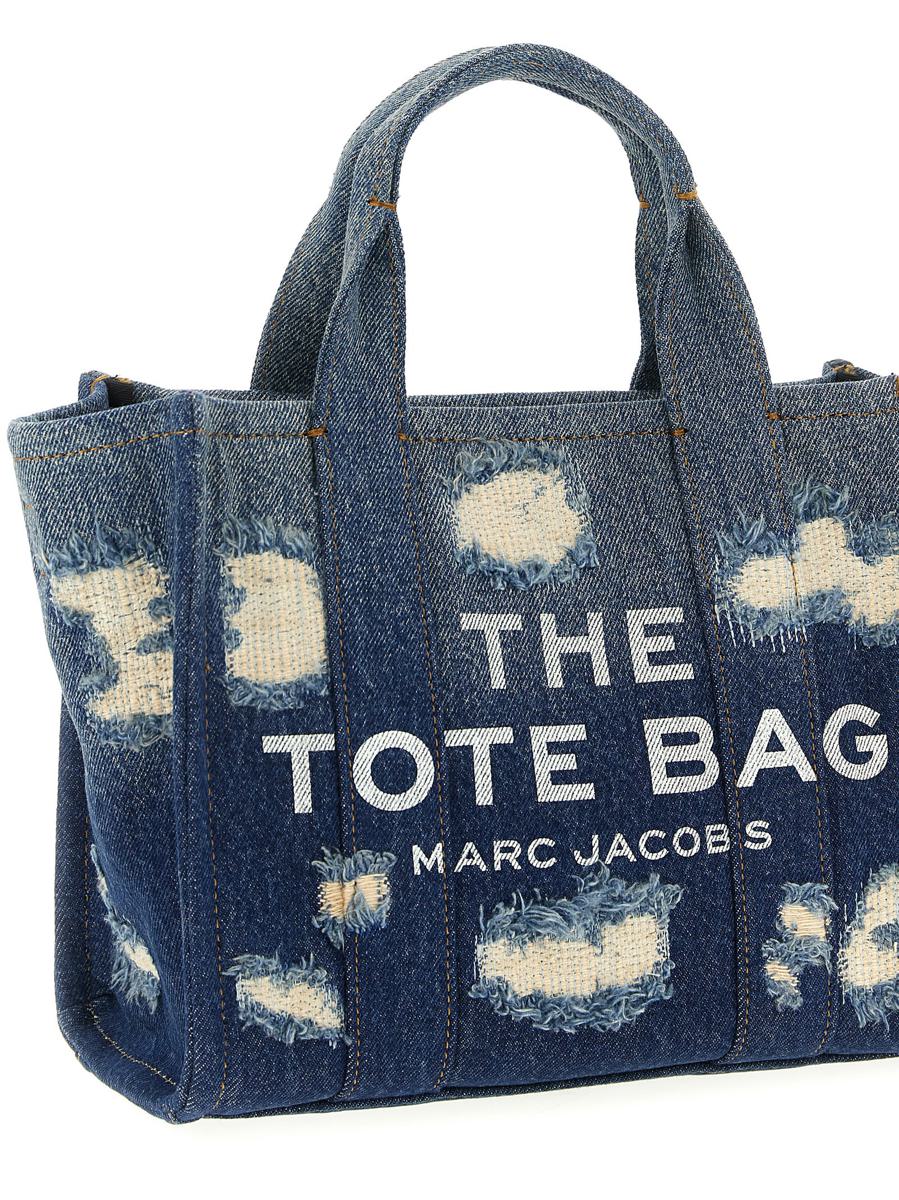 Marc Jacobs 'The Rip And Repair Denim Small Tote' Shopping Bag