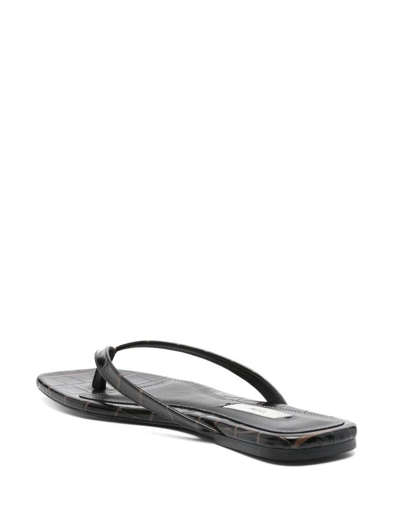 TOTEME Leather Thong Sandals